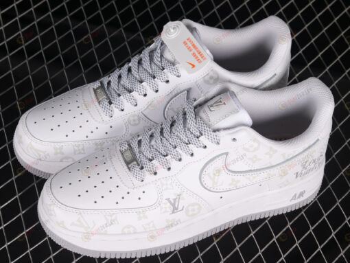 LV x Nike Air Force 1 07 Low White Shoes Sneakers