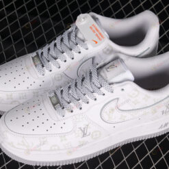 LV x Nike Air Force 1 07 Low White Shoes Sneakers