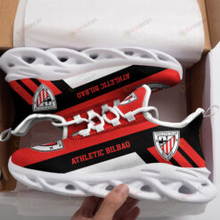 La Liga Athletic Bilbao Logo Pattern Custom Name 3D Max Soul Sneaker Shoes