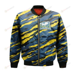 La Salle Explorers Bomber Jacket 3D Printed Sport Style Team Logo Pattern