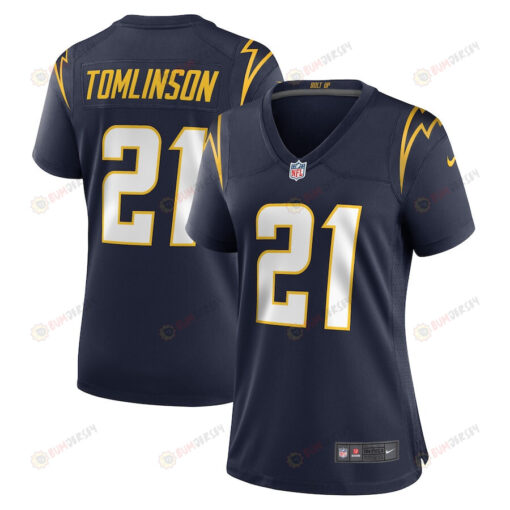 LaDainian Tomlinson 21 Los Angeles Chargers Women's Retired Player Jersey - Navy