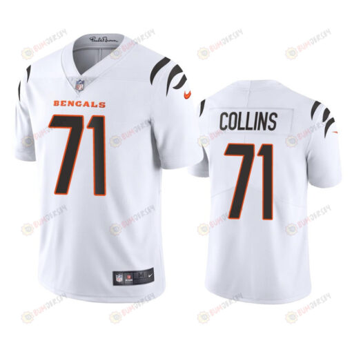 La'el Collins 71 Cincinnati Bengals White Vapor Limited Jersey