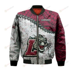 Lafayette Leopards Bomber Jacket 3D Printed Grunge Polynesian Tattoo