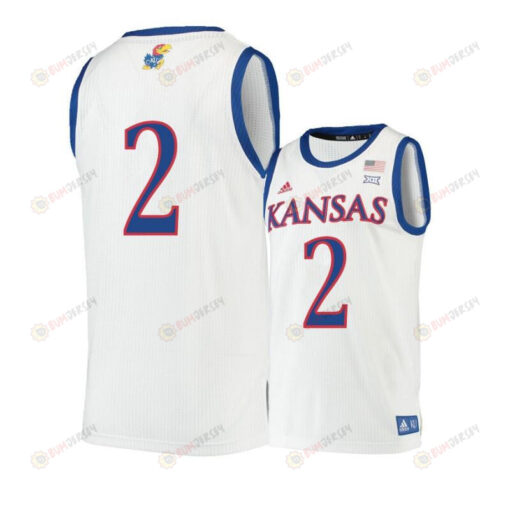 Lagerald Vick 2 Kansas Jayhawks Basketball Men Jersey - Beige