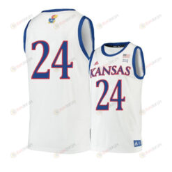 Lagerald Vick 24 Kansas Jayhawks Basketball Men Jersey - Beige