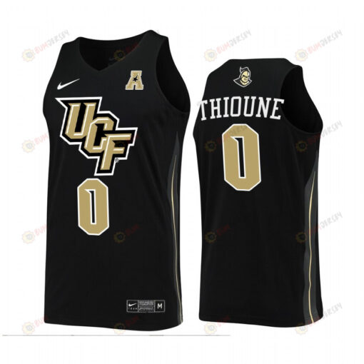 Lahat Thioune 0 UCF Knights Uniform Jersey College Basketball Black