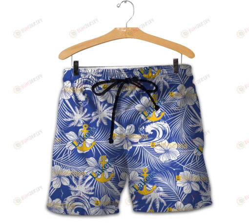 Lake Superior State Lakers Men Shorts Tropical Seamless