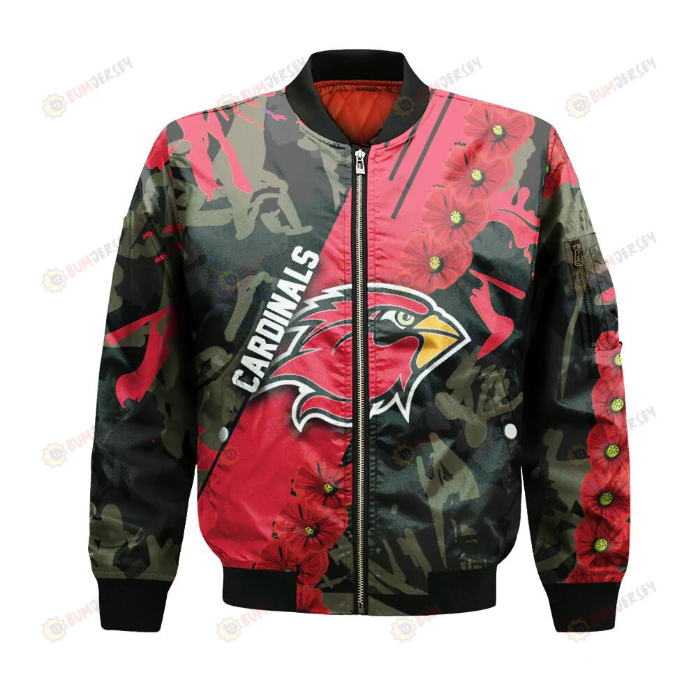 Lamar Cardinals Bomber Jacket 3D Printed Sport Style Keep Go on