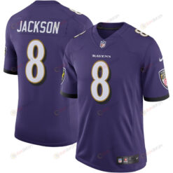 Lamar Jackson 8 Baltimore Ravens Speed Machine Limited Jersey - Purple