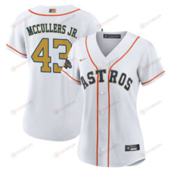 Lance McCullers Jr. 43 Houston Astros 2023 Women Jersey - White/Gold