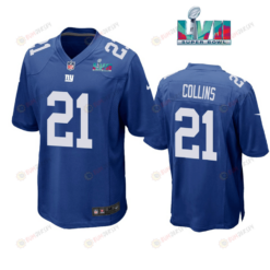 Landon Collins 21 New York Giants Super Bowl LVII Super Bowl LVII Royal Men's Jersey
