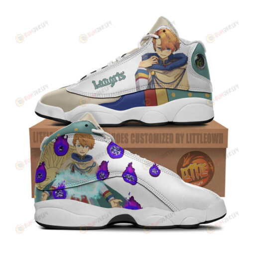 Langris Vaude Shoes Black Clover Anime Air Jordan 13 Shoes Sneakers