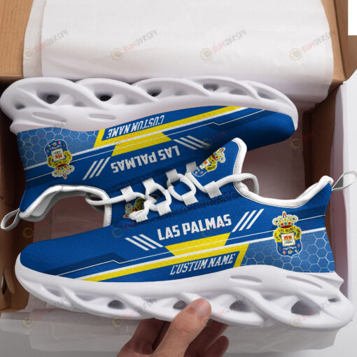 Las Palmas Logo Custom Name Pattern 3D Max Soul Sneaker Shoes