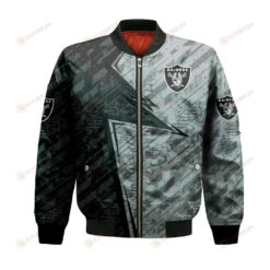 Las Vegas Raiders Bomber Jacket 3D Printed Abstract Pattern Sport