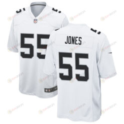 Las Vegas Raiders Chandler Jones 55 Game Jersey - White Jersey