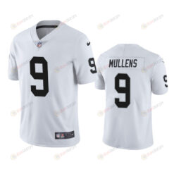 Las Vegas Raiders Nick Mullens 9 White Vapor Limited Jersey