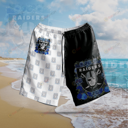 Las Vegas Raiders Professional Football Team Hawaiian Shorts Summer Shorts Men Shorts - Print Shorts