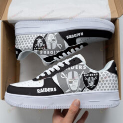 Las Vegas Raiders Small Logo Pattern Air Force 1 Printed