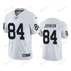 Las Vegas Raiders Tyron Johnson 84 White Vapor Limited Jersey - Men's