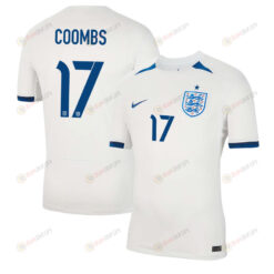 Laura Coombs 17 England 1 Star Women's National Team 2023-24 World Cup Home Men Jersey