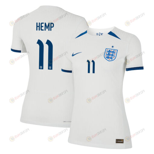 Lauren Hemp 11 England 1 Star Women's National Team 2023-24 World Cup Home WOMEN Jersey