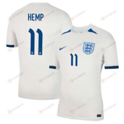 Lauren Hemp 11 England Women's National Team 2023-24 World Cup Home Men Jersey