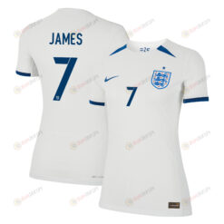 Lauren James 7 England 1 Star Women's National Team 2023-24 World Cup Home WOMEN Jersey