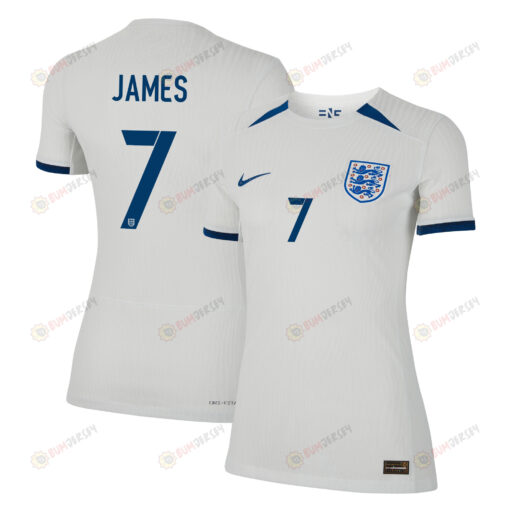 Lauren James 7 England Women's National Team 2023-24 World Cup Home Women Jersey