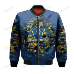 Laurentian Voyageurs Bomber Jacket 3D Printed Camouflage Vintage