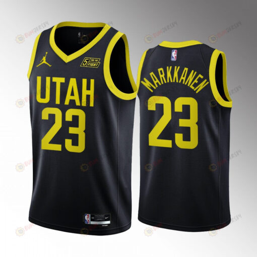 Lauri Markkanen 23 2022-23 Utah Jazz Black Statement Edition Jersey Swingman