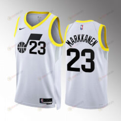 Lauri Markkanen 23 2022-23 Utah Jazz White Association Edition Jersey Swingman