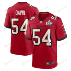 Lavonte David 54 Tampa Bay Buccaneers Super Bowl LV Game Jersey - Red