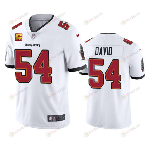 Lavonte David 54 Tampa Bay Buccaneers White Vapor Limited Jersey