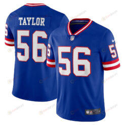 Lawrence Taylor 56 New York Giants Classic Vapor Limited Player Jersey - Royal