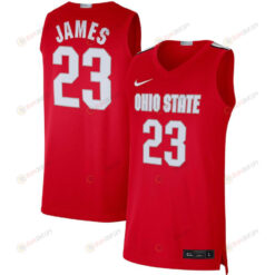 LeBron James 23 Ohio State Buckeyes Limited Basketball Men Jersey - Scarlet