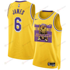 LeBron James Royalty Los Angeles Lakers 2022-23 Jersey - Screen Print Graphics