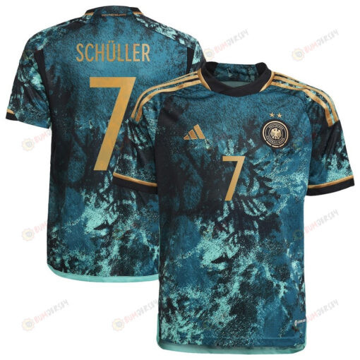 Lea Sch?ller 7 Germany 2023 National Team Away Youth Jersey