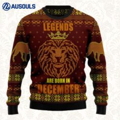 Legends December Ugly Sweaters For Men Women Unisex