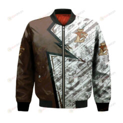 Lehigh Mountain Hawks Bomber Jacket 3D Printed Abstract Pattern Sport