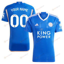 Leicester City FC 2023/24 Home Custom Men Jersey - Blue