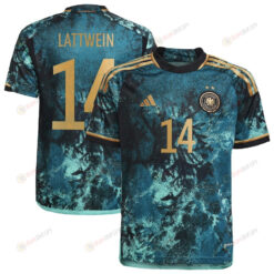 Lena Lattwein 14 Germany 2023 National Team Away Youth Jersey