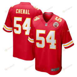Leo Chenal 54 Kansas City Chiefs Game Player Jersey - Red
