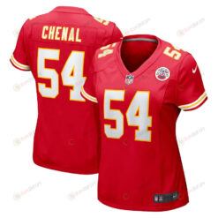 Leo Chenal 54 Kansas City Chiefs Game Women Jersey - Red