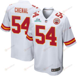 Leo Chenal 54 Kansas City Chiefs Super Bowl LVII Champions Men's Jersey - White