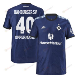 Leo Oppermann 40 Hamburger SV II 2022-23 Away Jersey - Navy