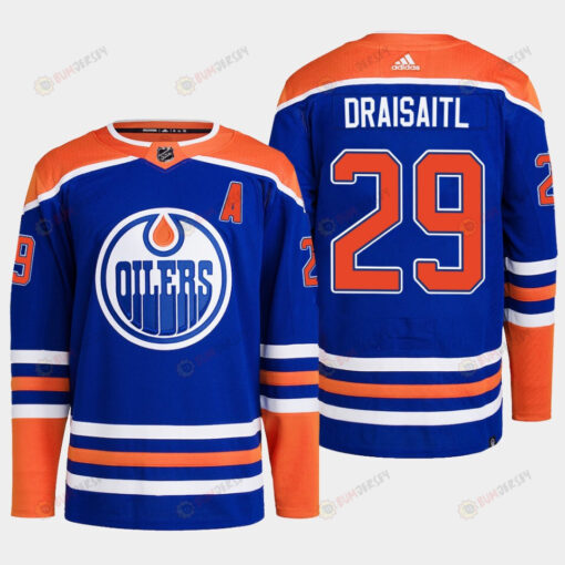 Leon Draisaitl 29 Edmonton Oilers Blue Jersey 2022-23 Primegreen Home