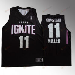 Leonard Miller G League Ignite 11 Black Purple 2022-23 Men Jersey