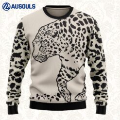 Leopard Pattern Ugly Sweaters For Men Women Unisex