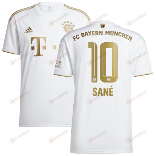 Leroy Sane 10 Bayern Munich 2022/23 Away Player Jersey - White