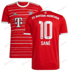 Leroy Sane 10 Bayern Munich 2022/23 Home Player Jersey - Red